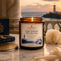 Vela de soja The Light That Never Sleeps con aroma a sal marina y orquídea