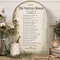 THE VIRTUOUS WOMAN | PROVERBS 31 — CHRISTIAN LIVING ACRYLIC PLAQUE