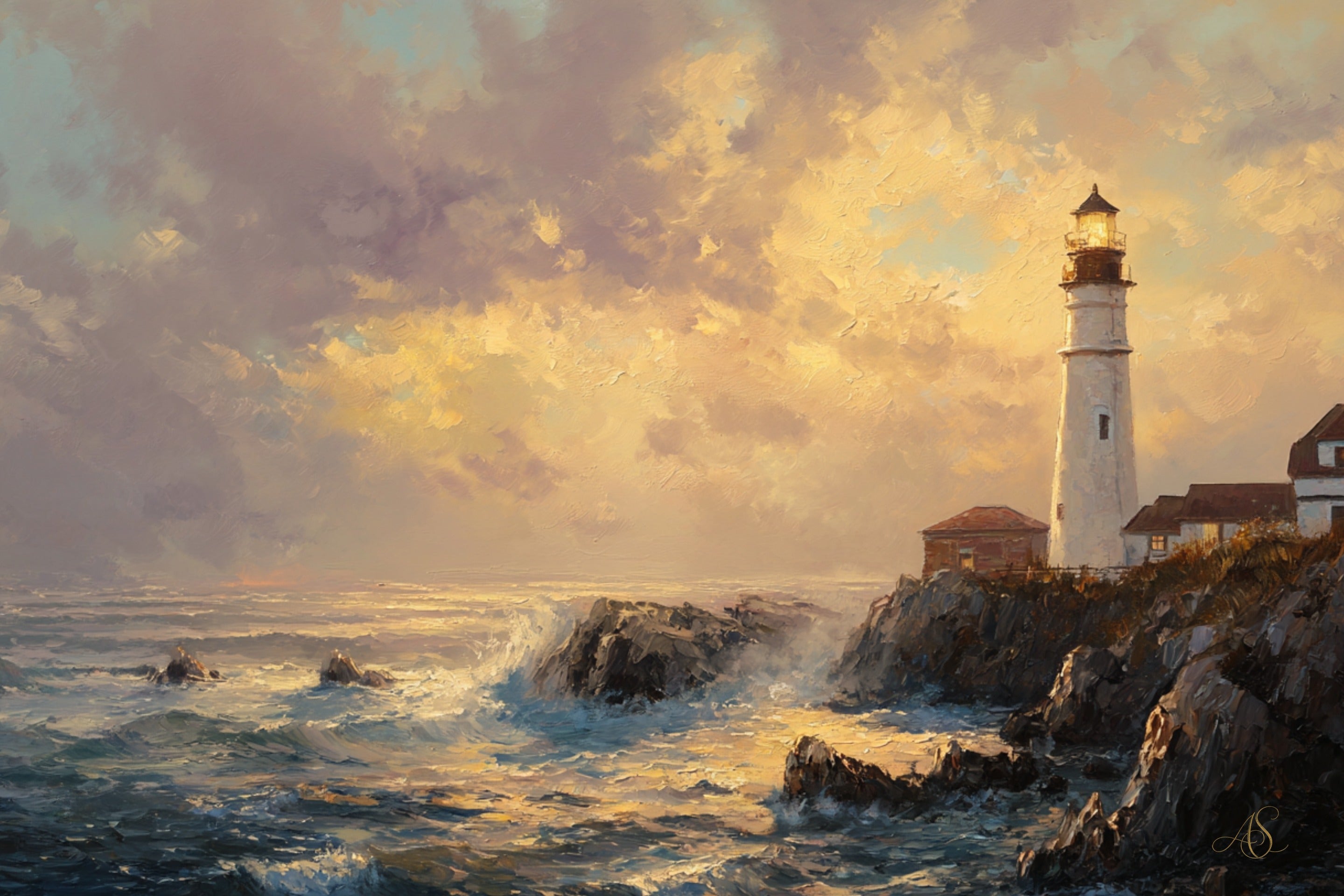 Lighthouse at First Light