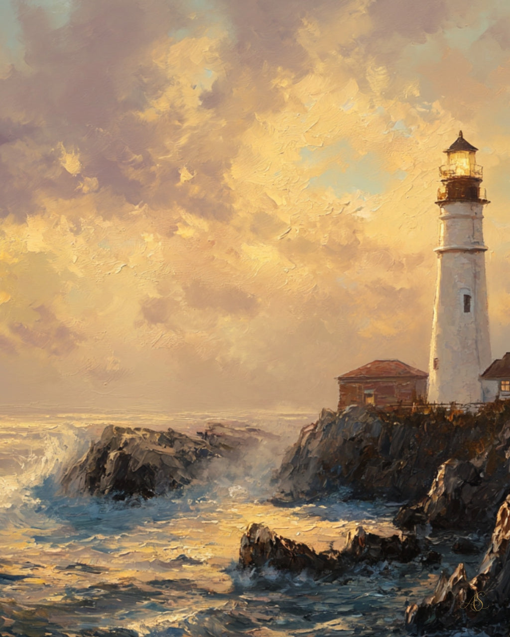 Lighthouse at First Light