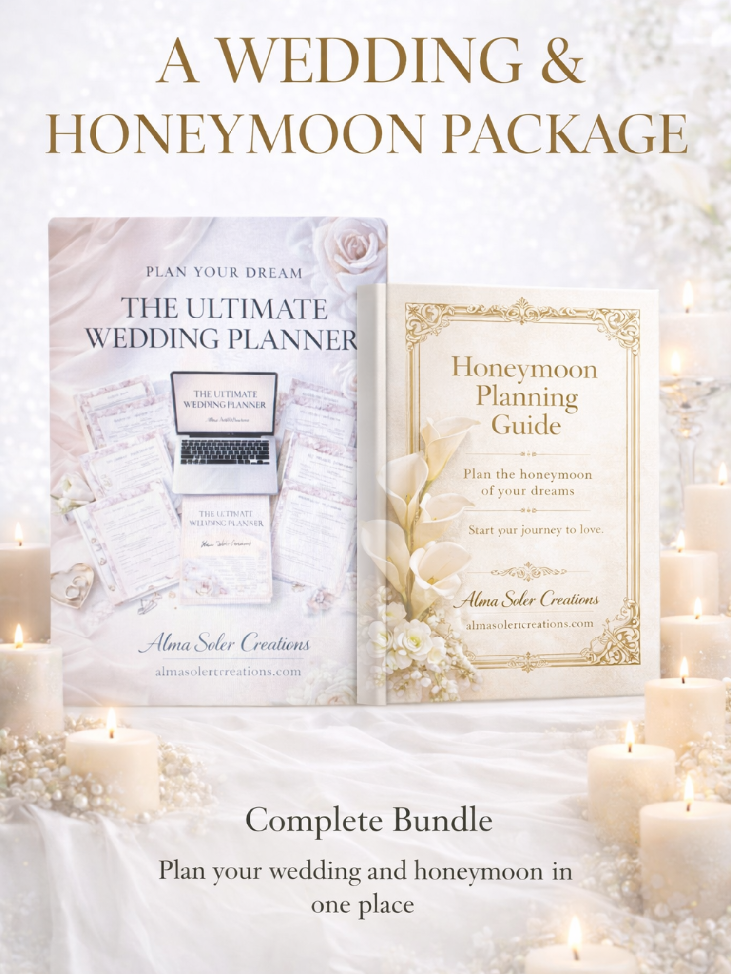 Wedding + Honeymoon Planner Bundle